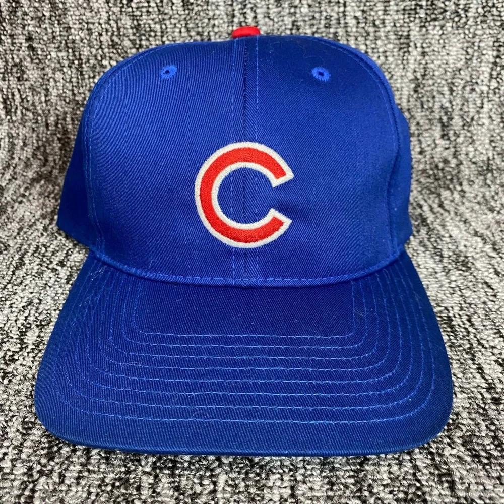 Vintage Chicago Cubs Hat NWT Twins Enterprise Snapback Blue MLB Cap Deadstock